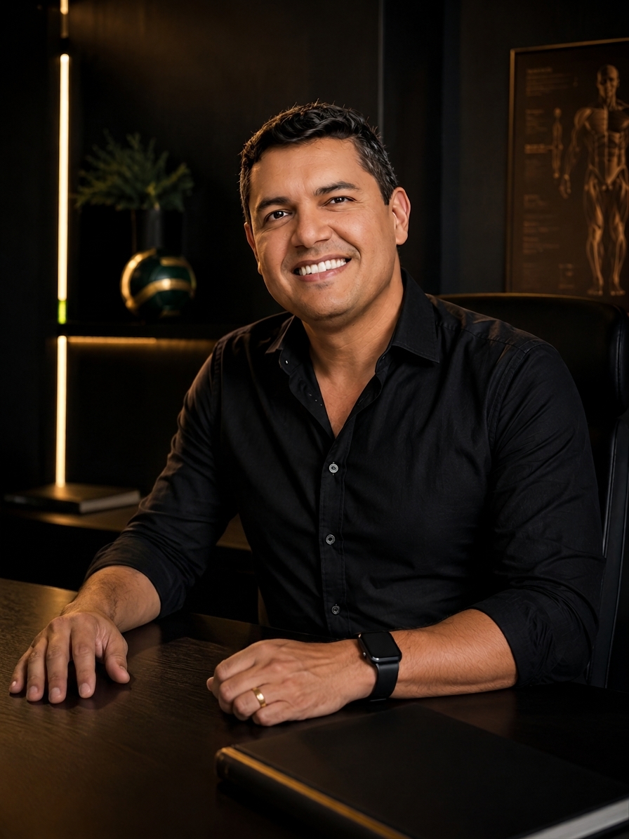 Dr. Paulo Henrique Cardoso em seu consultório